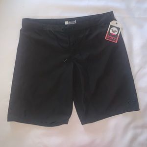 Roxy Black swim shorts size 3 NWT